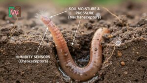 How Worms Sense Moisture and Air