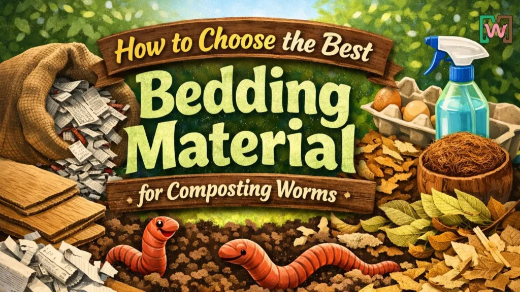 How to Choose the Best Bedding Material for Composting Worms